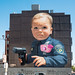 Baby Cop mural, San Francisco, 2019