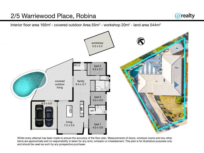 2/5 Warriewood Place, Robina QLD 4226 floorplan