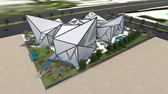 Origami Experiential Center in New Cairo (Egypt) by Mohamed Gamal