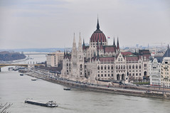 Views across the Danube from the Royal Palace - Budapest