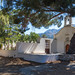 Chapel with cemetery of Agios Charalampos in the interior of the Greek island of Naxos in the Cyclades