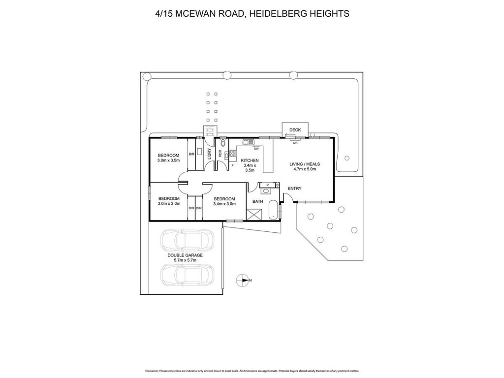 4/15 Mcewan Road, Heidelberg Heights VIC 3081 floorplan