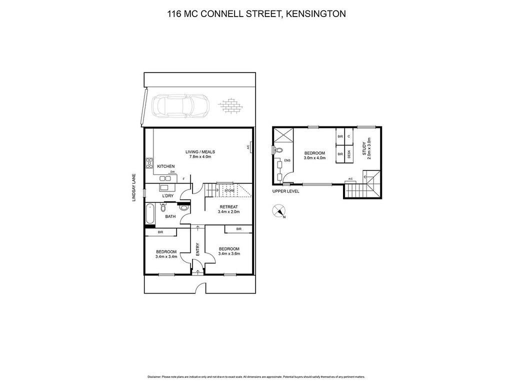 116 McConnell Street, Kensington VIC 3031 floorplan