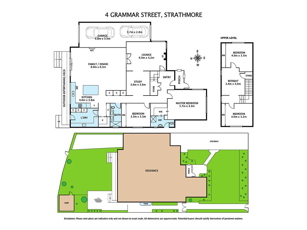 4 Grammar Street, Strathmore VIC 3041 floorplan