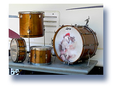 restoring antique Ludwig drums