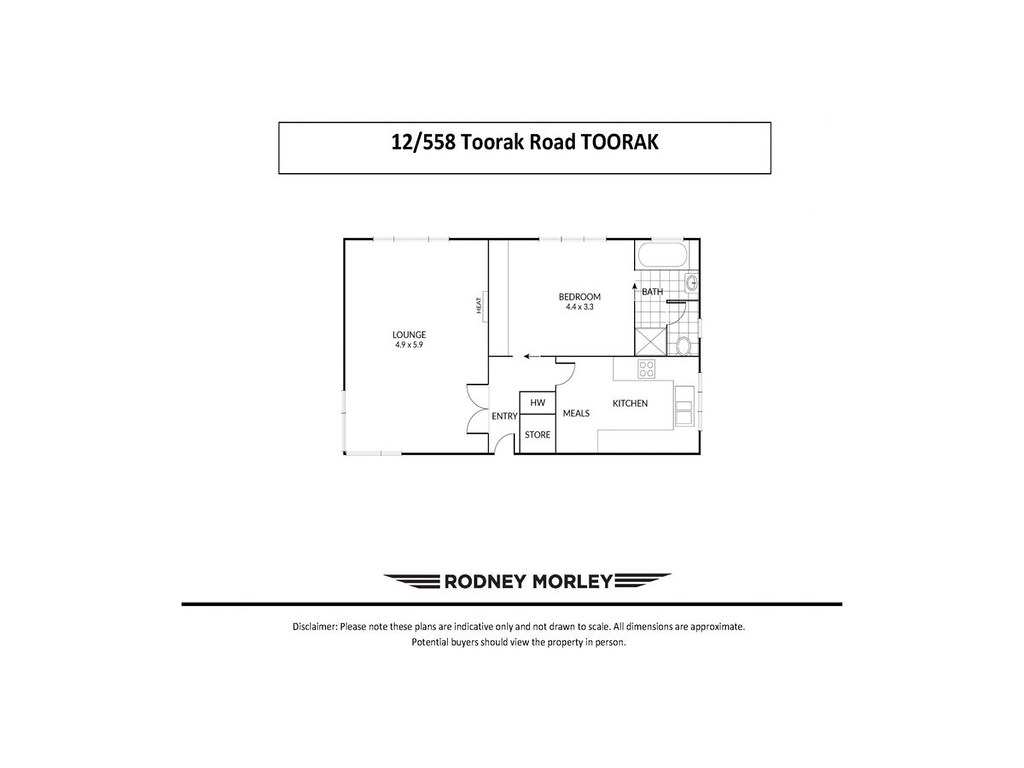 12/558 Toorak Road, Toorak VIC 3142 floorplan