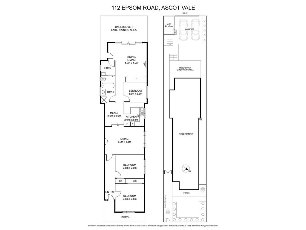 112 Epsom Road, Ascot Vale VIC 3032 floorplan