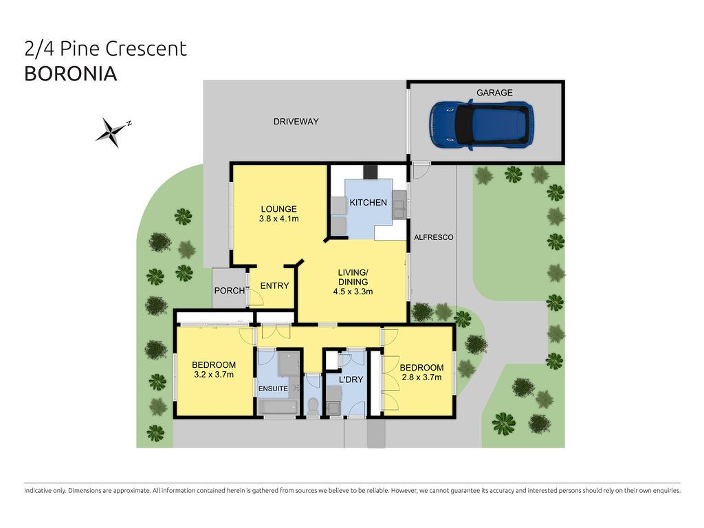 2/4 Pine Crescent, Boronia VIC 3155 floorplan