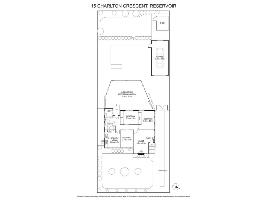 15 Charlton Crescent, Reservoir VIC 3073 floorplan