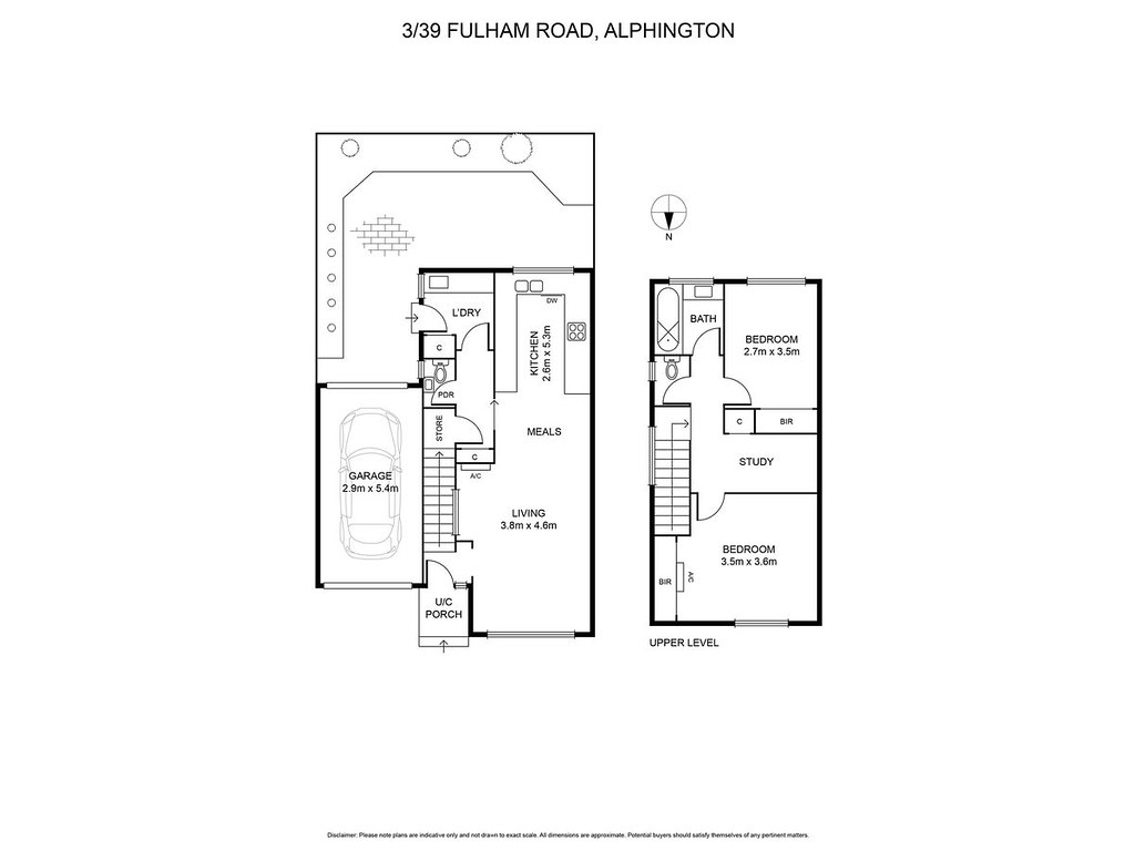 3/39 Fulham Road, Alphington VIC 3078 floorplan