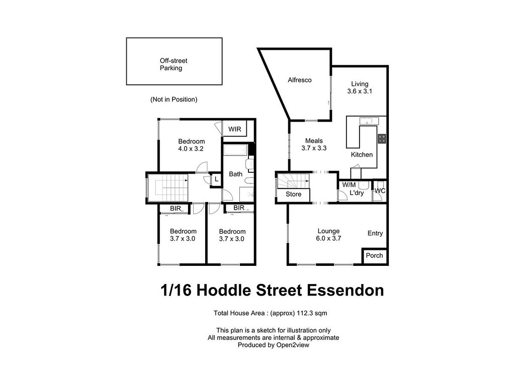 1/16 Hoddle Street, Essendon VIC 3040 floorplan