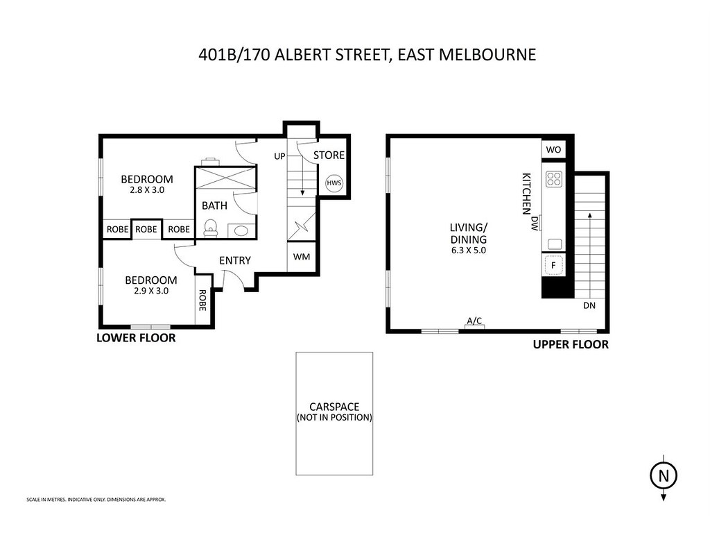 401B/170 Albert Street, East Melbourne VIC 3002 floorplan