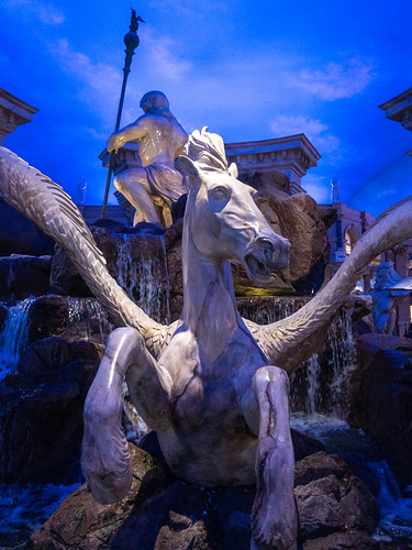 Pegasus statue at Caesar’s Palace