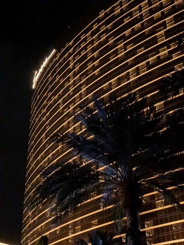 Encore Tower at night