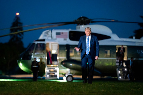 President Trump Returns to the White Hou by The White House, on Flickr