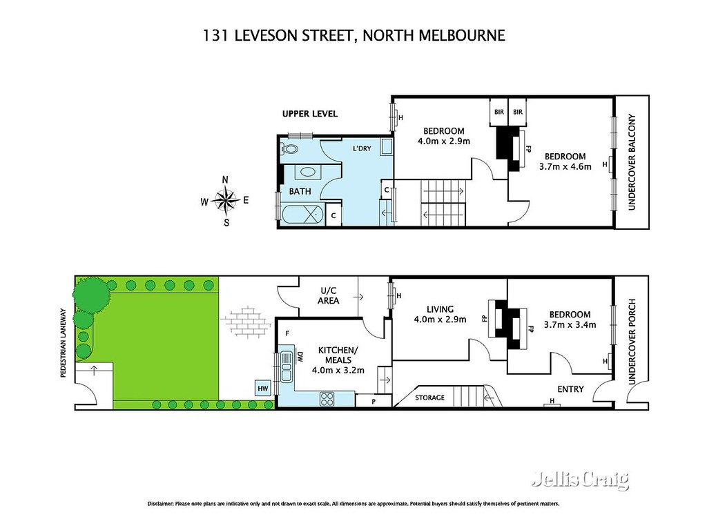 131 Leveson Street, North Melbourne VIC 3051 floorplan