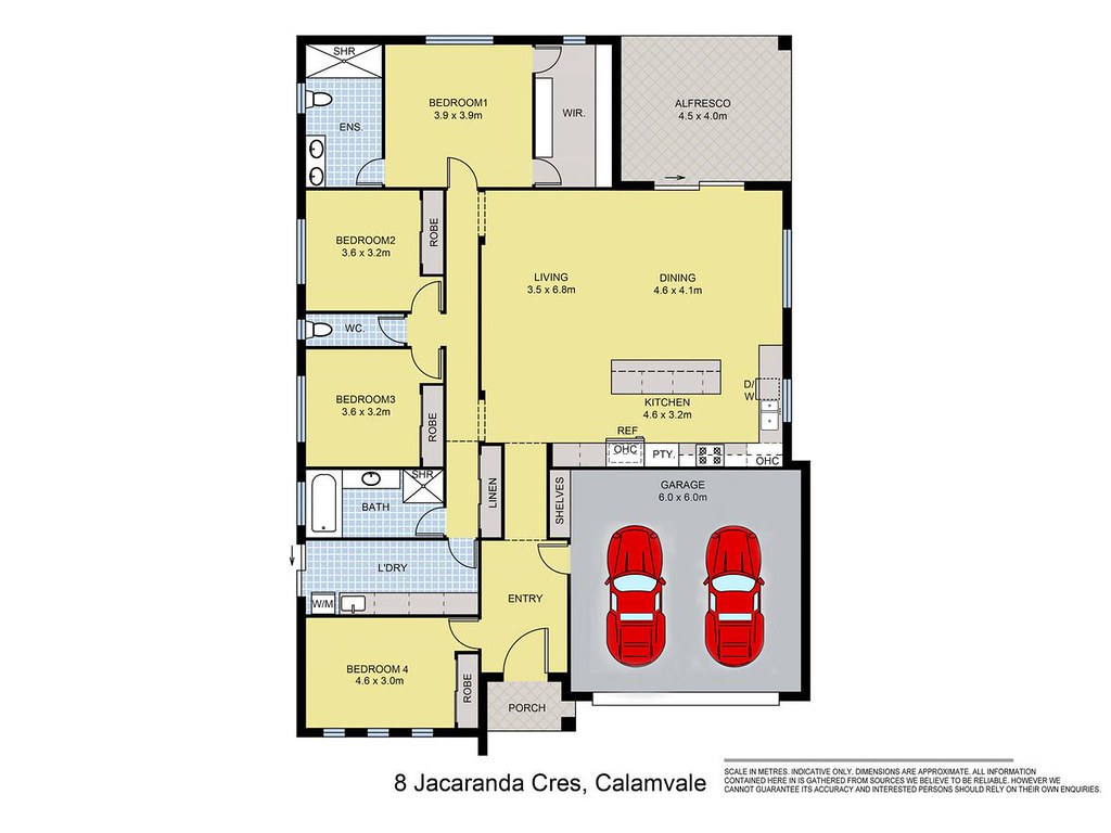 8 Jacaranda Crescent, Drewvale QLD 4116 floorplan