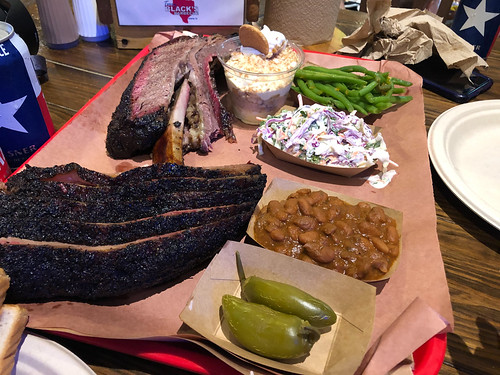 Brisket, sides and monster beef rib! - Terry Black’s BBQ, Austin, Texas