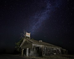 Abandoned Gas Station Stars 719 A