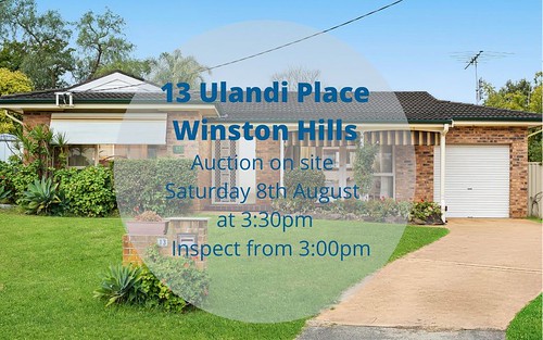 13 Ulandi Pl, Winston Hills NSW 2153