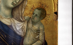 Duccio, Perugia Madonna (detail)