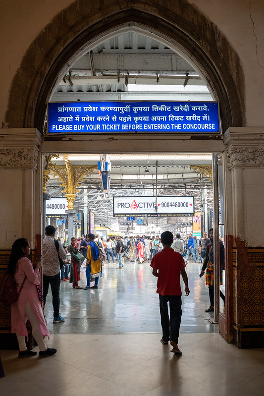 Mumbai, India - February 29, 2020: The hustle and bustle inside Chatrapati Shivaji Terminus earlier known as Victoria Terminus<br/>© <a href="https://flickr.com/people/39908901@N06" target="_blank" rel="nofollow">39908901@N06</a> (<a href="https://flickr.com/photo.gne?id=50233983898" target="_blank" rel="nofollow">Flickr</a>)