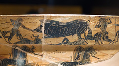 Kleitias and Ergotimos, François Vase, detail with the Calydonian boar