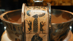 Kleitias and Ergotimos, François Vase, detail with with Artemis on the handle