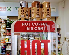 Hot Coffee in a Can