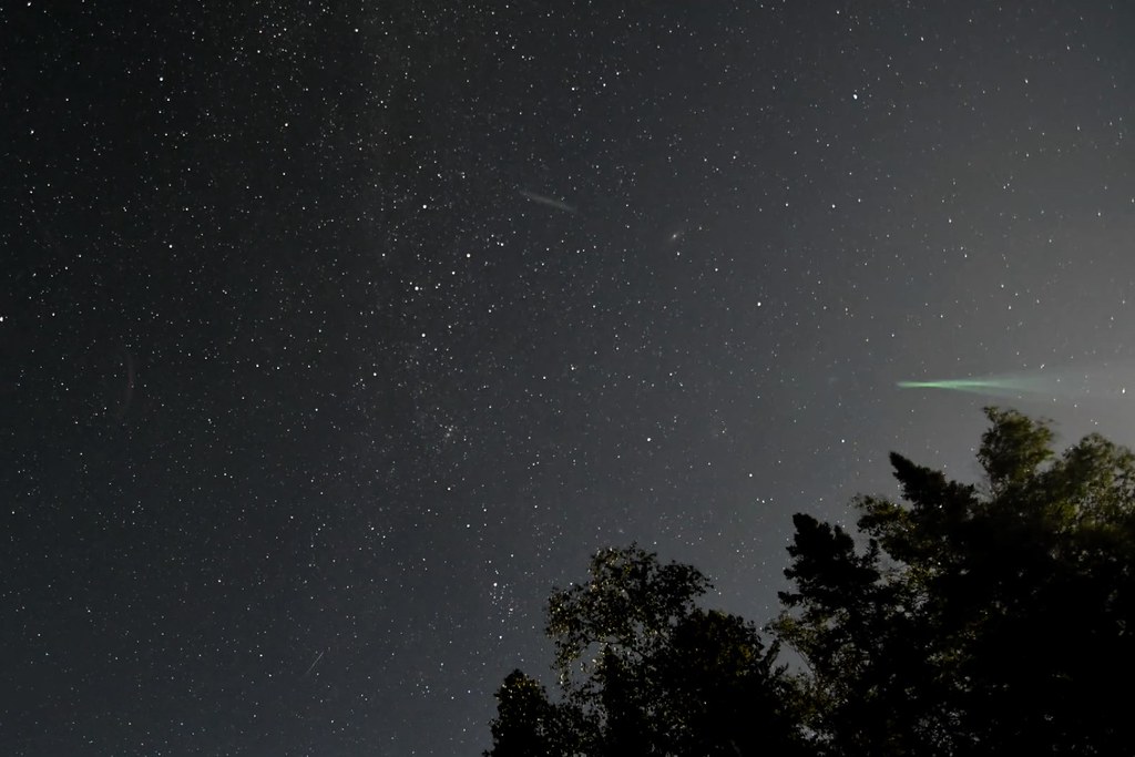 Comet NEOWISE and a perseids meteor