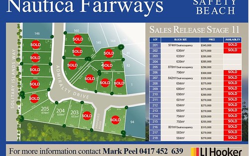 Lot 205 Admiralty Drive - Stage 11, Safety Beach NSW