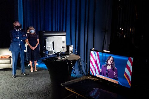 Senator Kamala Harris Accepts the Nomina by Biden For President, on Flickr