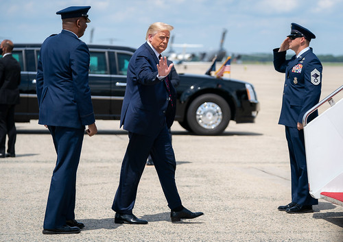 President Trump Departs for PA by The White House, on Flickr