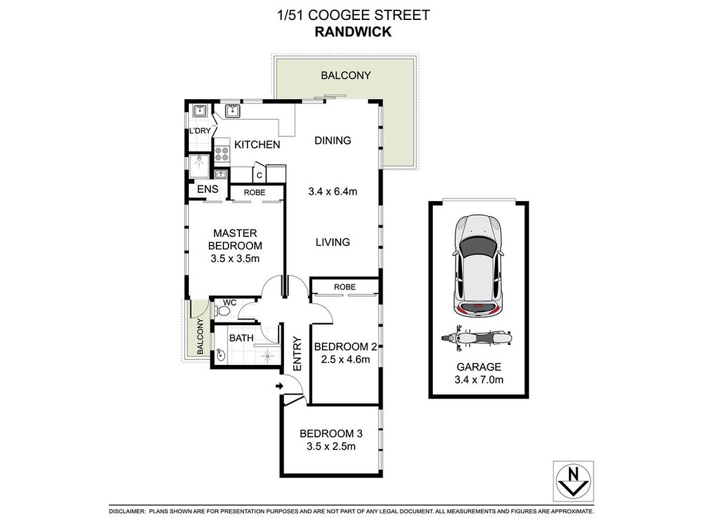 1/51 Coogee Street, Randwick NSW 2031 floorplan