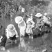 Kids wading in Ravenna Park, 1909