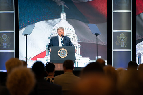 President Trump at the 2020 Council for by The White House, on Flickr