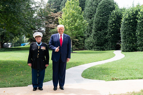 President Trump Meets with World War II by The White House, on Flickr
