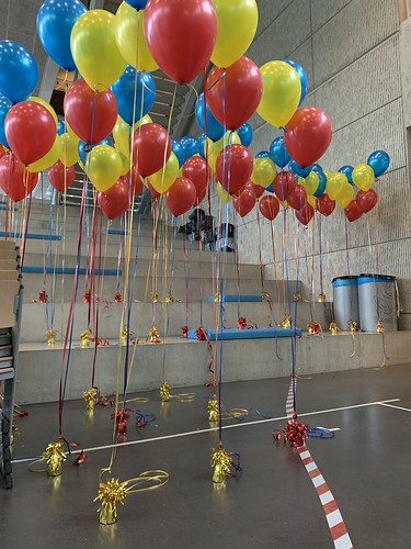 Tafeldecoratie 5ballonnen Gronddecoratie Diplomering Penta College Hoogvliet Rotterdam Geslaagd