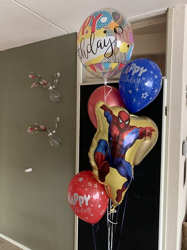 Ballonboeket Verjaardag Spiderman