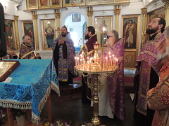 Молебен в Ильинском храме