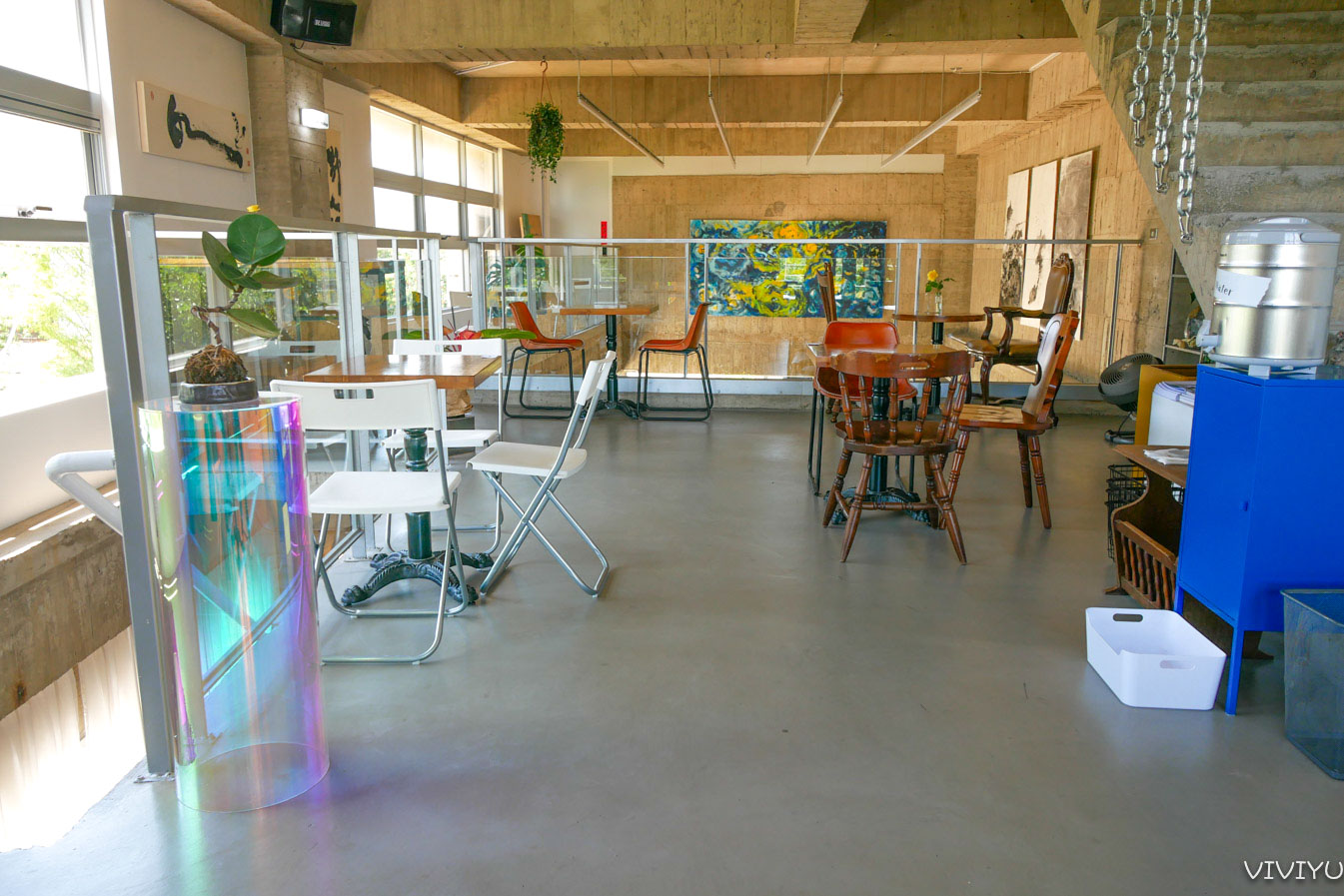 [大園美食]1771studio CAFÉ|桃園大園清水模建築複合式空間~在藝術館裡用餐喝咖啡 @VIVIYU小世界