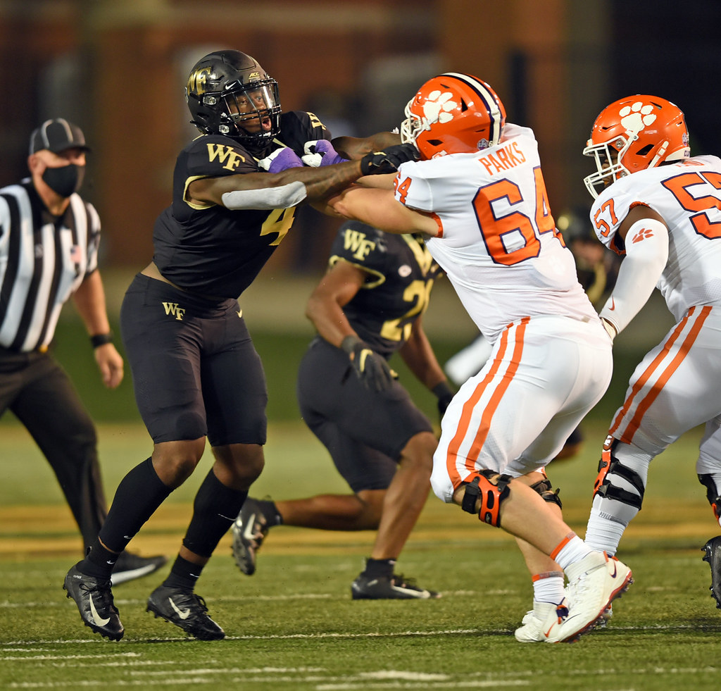 Clemson Football Photo of s and Wake Forest and Walker Parks
