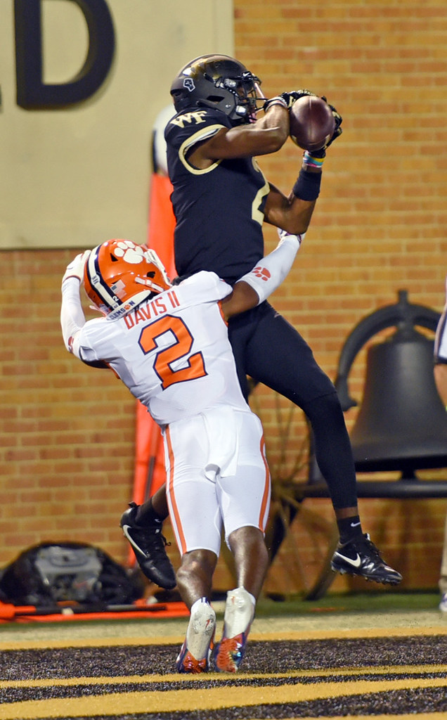 Clemson Football Photo of s and Wake Forest and Fred Davis