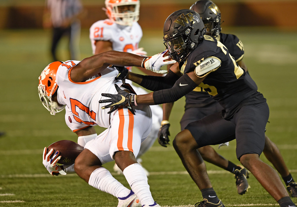 Clemson Football Photo of s and Wake Forest and Cornell Powell