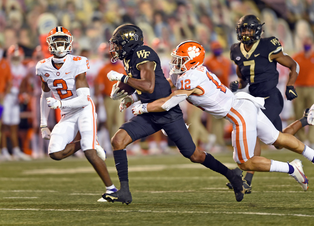 Clemson Football Photo of s and Wake Forest and Tyler Venables