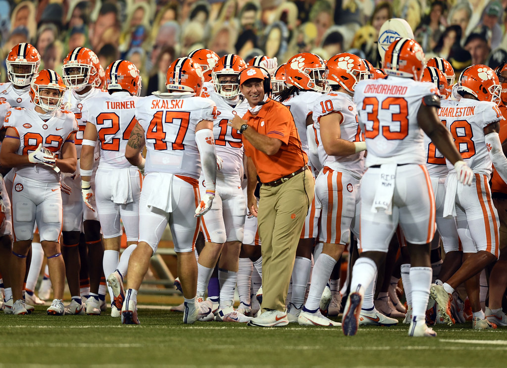 Clemson Football Photo of s and Wake Forest and Dabo Swinney