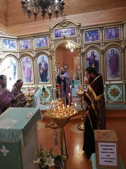 Молебен в Троицком храме ст. Кубанской