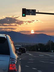 September 13, 2020 - Beautiful sunset from the road. (LE Worley)