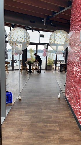 Cloudbuster Rond met Confetti Print Restaurant De Tuin van de Vier Windstreken Kralingse Plas Rotterdam