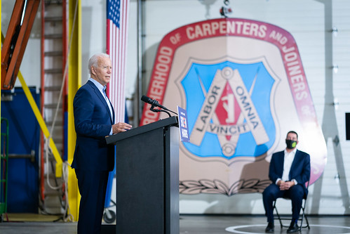 Tour of Jerry Alander Carpenter Training by Biden For President, on Flickr